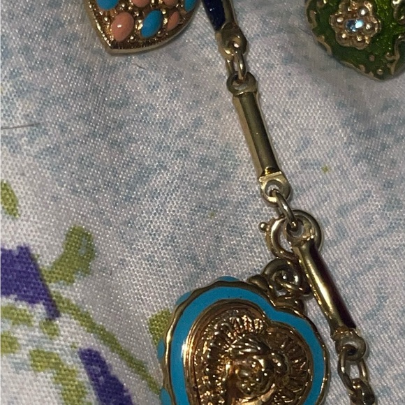 Joan Rivers Multicolor Heart Charm Necklace Set - Picture 5 of 8